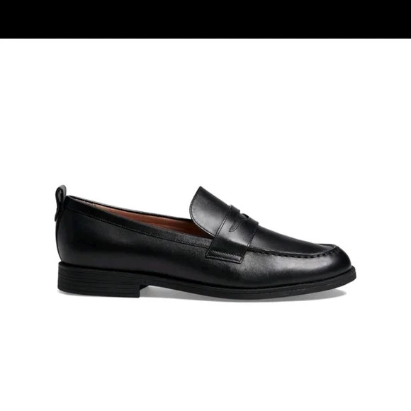 Cole Haan Men's Stassi Penny Loafer Leather Shoes - Black